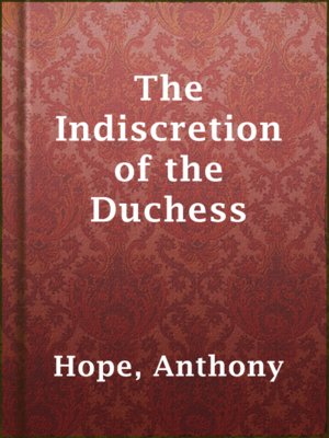 cover image of The Indiscretion of the Duchess